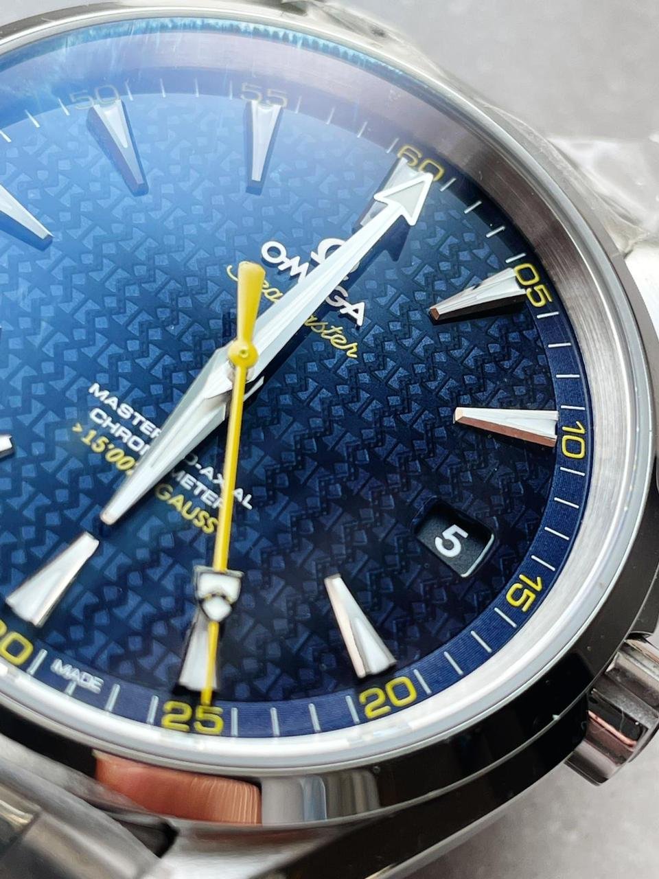 Aqua Terra 15007 Gauss VSF 1:1 Best Edition Blue Textured Dial on SS Bracelet A8507 V2 - Image 3