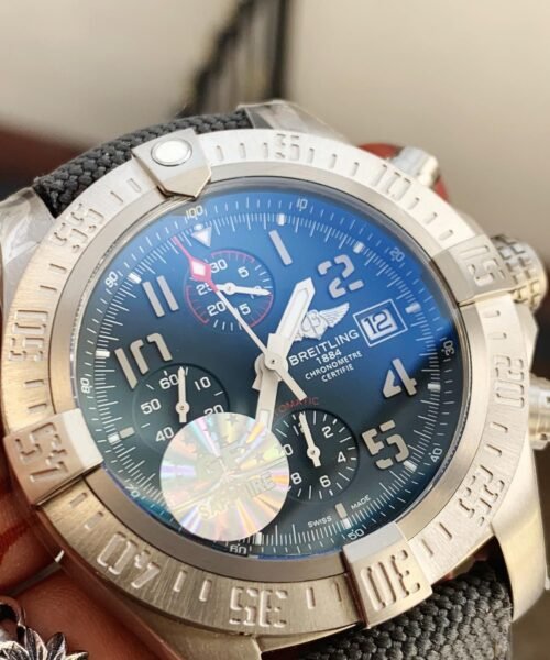 Avenger Bandit Titanium GF 1:1 Best Edition Gray Dial on Gray Nylon Strap A7750 - Image 8