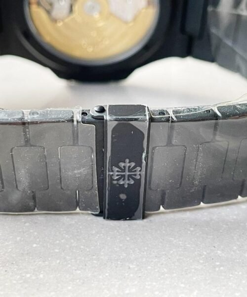 Nautilus 5711 ppf 1:1 Best Edition Black Dial on Black Bracelet A324 V2 - Image 10