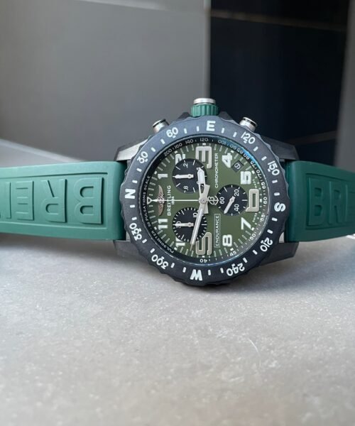 Endurance pro OGF 44mm Army green dial green Rubber Strap quartz movement - Image 3