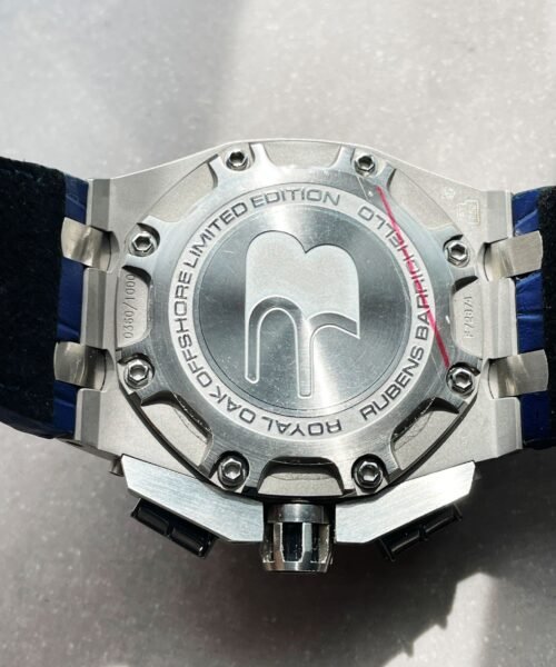 Royal Oak Offshore Rubens Barrichello Ii 26078PO Blue Dial Blue leather Strap - Image 16