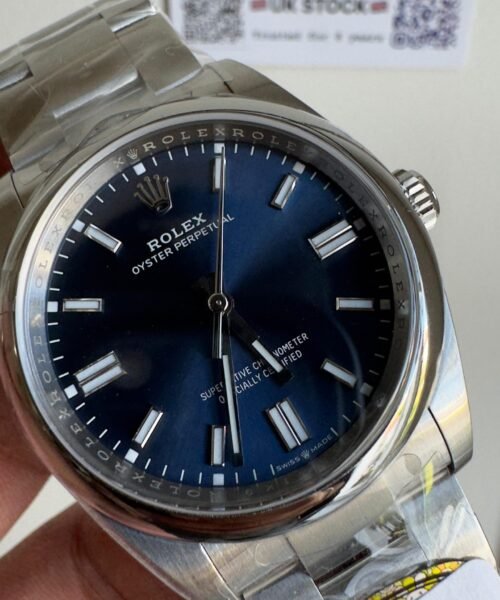 Oyster Perpetual 36mm 126000 904L SS Blue Dial Sticks on SS Oyster Bracelet Clean VR3230 - Image 3