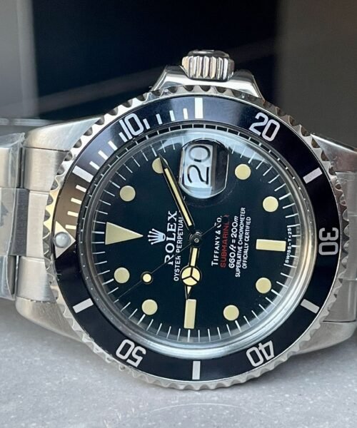 Vintage Submariner Date Tiffany & Co 16610A30B9315 Black dial with SS bracelet - Image 6