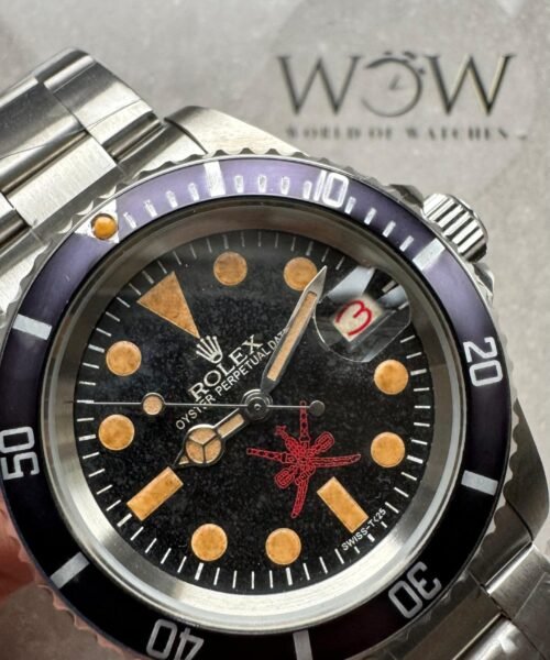 Vintage Submariner 40mm Date Kahanjar / Oman Black dial Osyter strapCustom made A2824 - Image 6