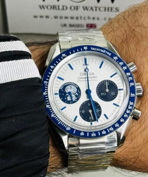 Speedmaster Professional "Silver Snoopy Award" 50th Anniversary N1F 1:1 Best Edition A3861 on Style01 Bracelet - Image 2