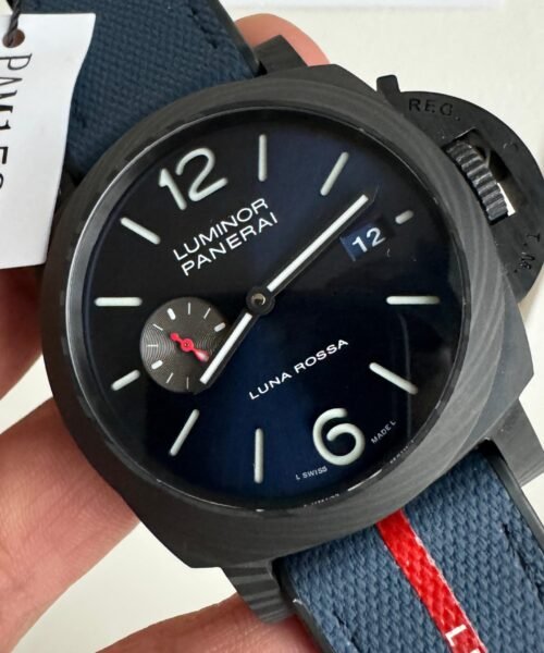PAM1529 Luna Rossa Carbotech VSF 1:1 Best Edition on Blue Fabric Strap P.9010 - Image 3