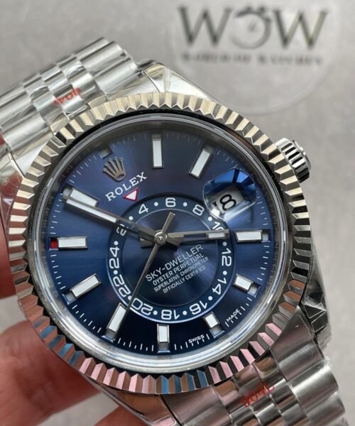 Sky-Dweller 326935 SS Blue Dial on SS Jubilee Bracelet Noob Asian 23J - Image 2