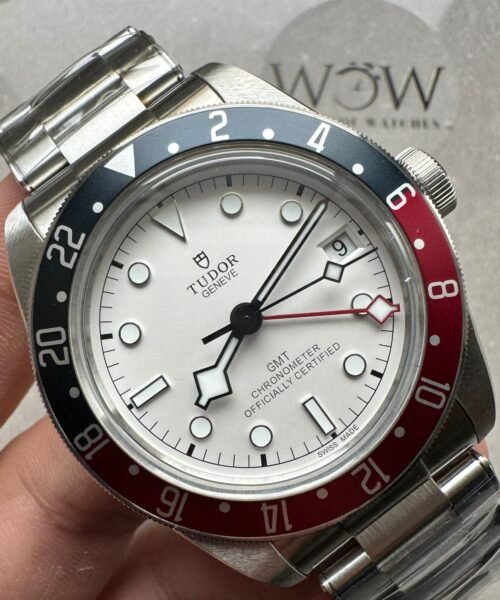 ZF Black Bay M79830RB-0010 GMT Baselworld Pepsi Bezel ZF 1:1 Best Edition White Dial on SS Bracelet A2836 - Image 3