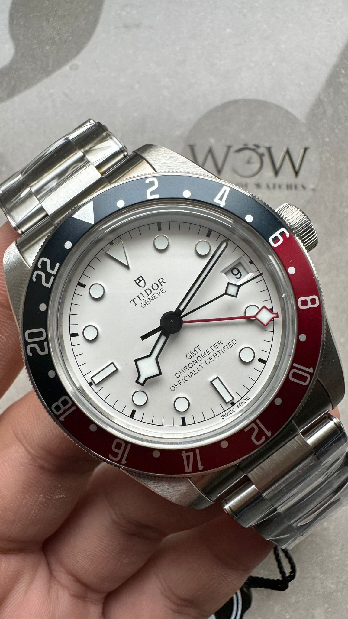 ZF Black Bay M79830RB-0010 GMT Baselworld Pepsi Bezel ZF 1:1 Best Edition White Dial on SS Bracelet A2836 - Image 3