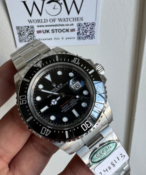 Sea-Dweller 126600 Clean 1:1 Best Edition Black Dial On 904L SS Case and Bracelet VR3235