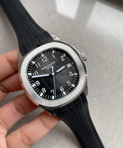 Aquanaut 5167 SS 3KF Best Edition Gray Dial on Black Rubber Strap A324 V2 - Image 3