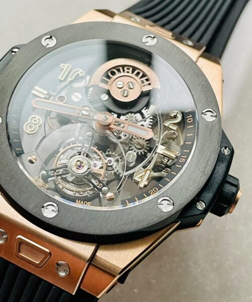 BIG BANG UNICO Big Bang 45 mm Black bezel Black rubber strap - Image 8