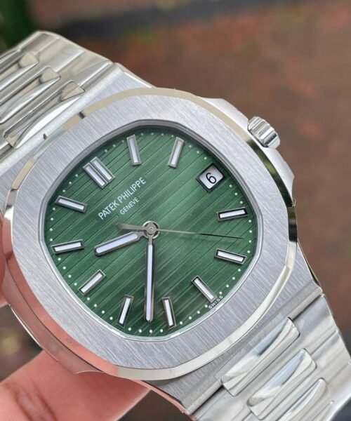 Nautilus 5711/1A PPF VF 1:1 Best Edition Green Textured Dial on SS Bracelet 324CS - Image 3