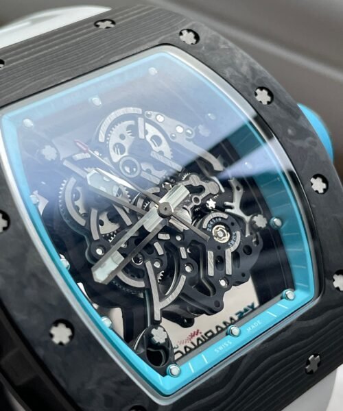 RM055 Real NTPT KVF 1:1 Best Edition Skeleton Dial on White Rubber Strap SEIKO Movement - Image 3