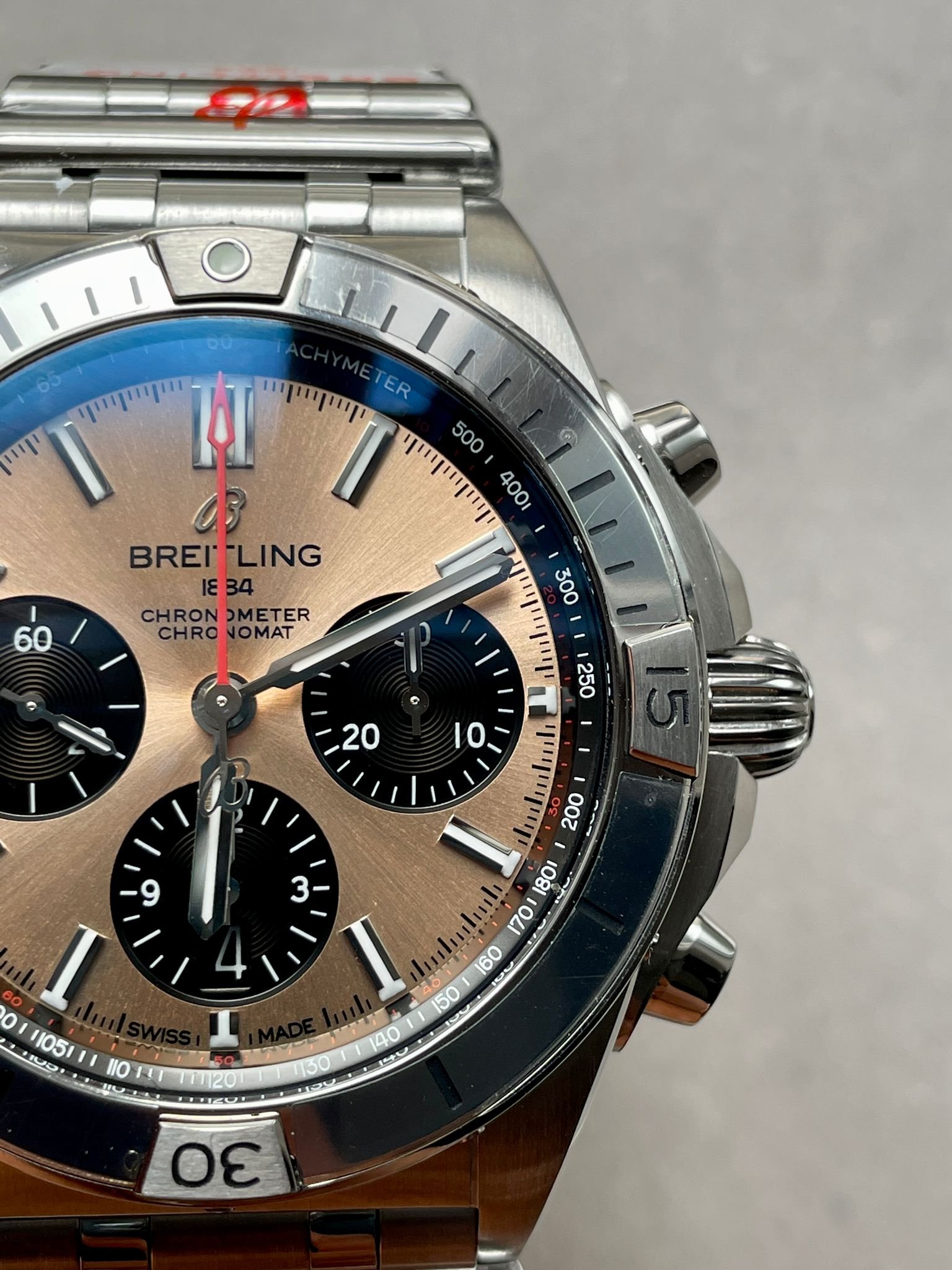 Chronomat SS Copper dial Two Tone Bracelet Watch GF Factory 7750 movement - Image 7