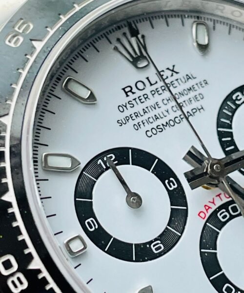 Daytona 116500 1:1 PANDA Best Edition CF 904L SS Case and Bracelet White Dial CLEAN FACTORY - Image 9