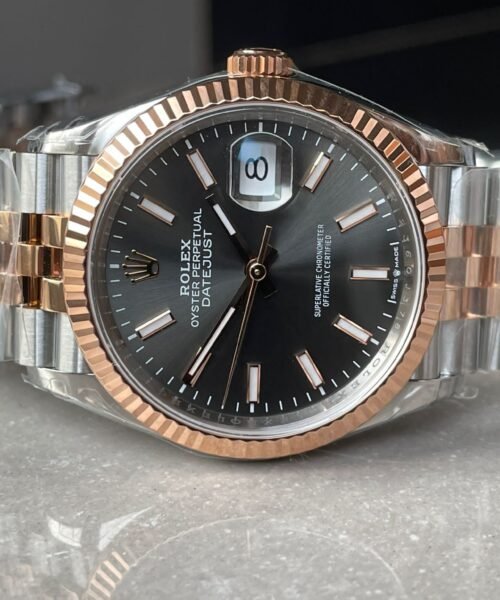 DateJust 36 SS 116231 VSF 1:1 Best Edition 904L Steel Gray Stick Dial on Jubilee Bracelet VS3235 - Image 5
