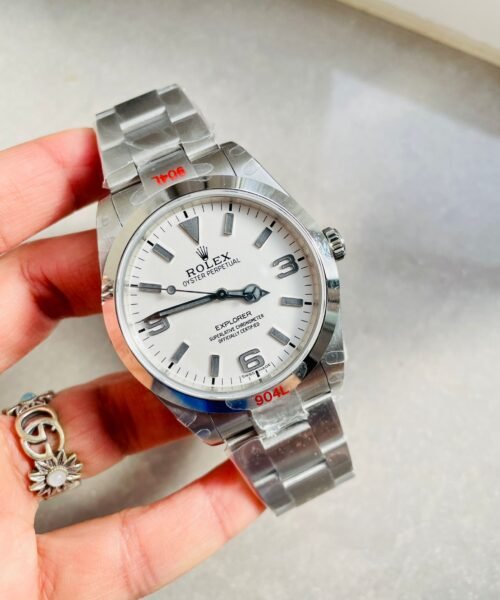 Explorer 124270 36mm 904L Steel JDF 1:1 Best Edition White Dial on SS Bracelet VR3230 - Image 9