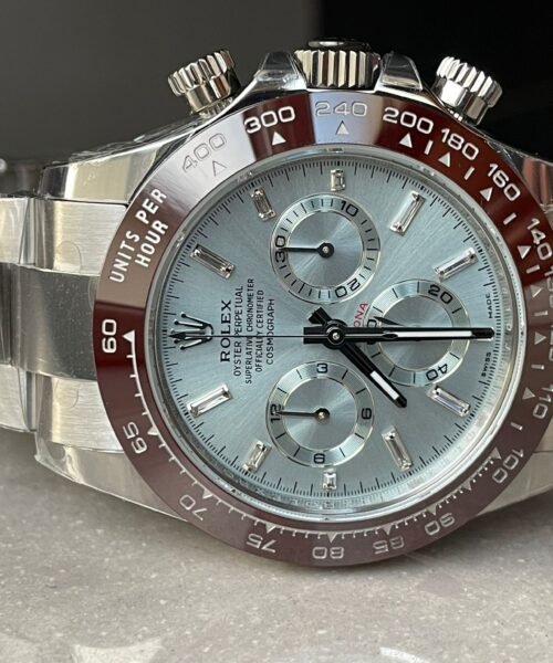 Daytona 116506 Brown Ceramic BTF 1:1 Best Edition Ice Blue Dial Crystal Marker on SS Bracelet SA4130 V2 - Image 10
