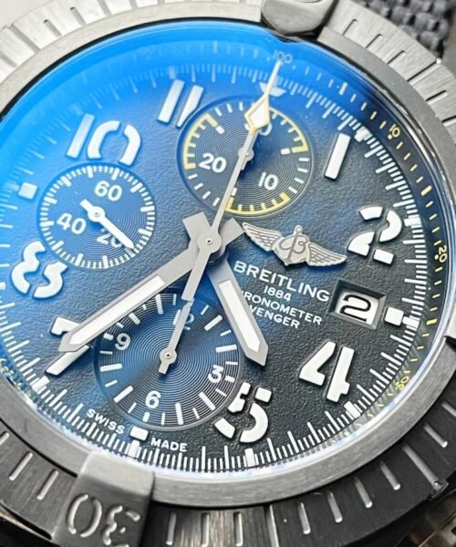 Avenger Bandit DLC GF 1:1 Best Edition Black Dial on Black Nylon Strap A7750 - Image 6