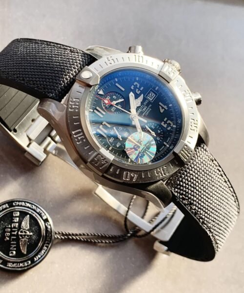 Avenger Bandit Titanium GF 1:1 Best Edition Gray Dial on Gray Nylon Strap A7750 - Image 11