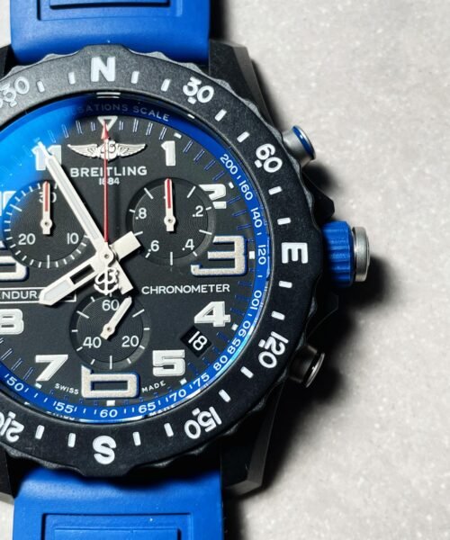 Endurance pro OGF 44mm Black dial Blue Rubber Strap quartz movement - Image 6
