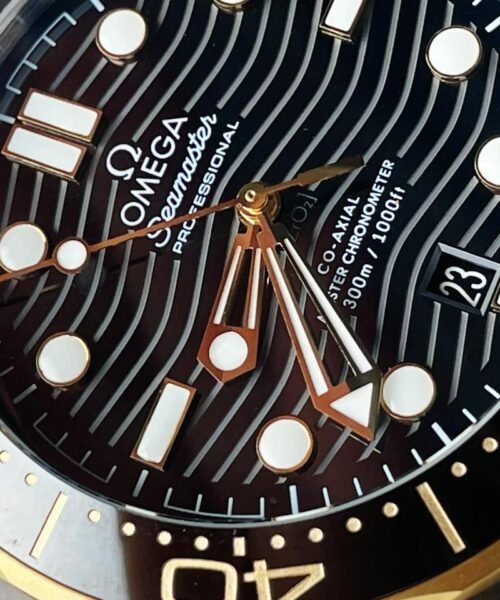 2018 Seamaster Diver 300M SS/YG VSF 1:1 Best Edition YG Bezel Black Dial on SS/YG Bracelet A8800 - Image 6