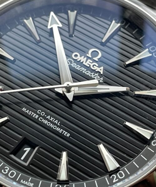 AQUA TERRA 150M MASTER CHRONOMETERS VSF 1:1 BEST EDITION BLACK DIAL SILVER SECOND HAND ON SS BRACELET A8900 - Image 7