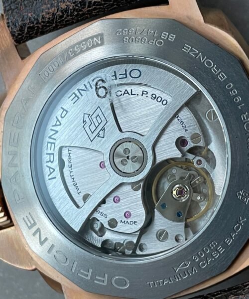 PAM382 N Bronzo VSF 1:1 Best Edition on Green dial on Brown Distressed Calfskin Strap P.9000 - Image 14