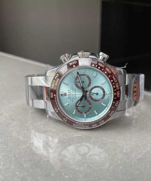 Daytona 116506 904L SS Ice Blue Dial with open Back on SS Bracelet QF V2 Asia 4130 - Image 6
