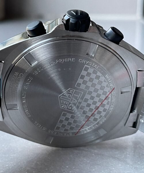 TAG Formula 1  Chronograph CAZ101AH.BA0842 43mm OGF SS Strap Grey orange dial - Image 10