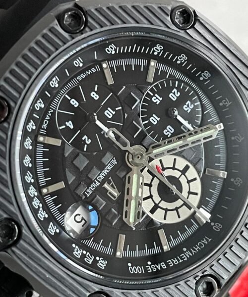 Royal Oak Offshore Survivor IPF 1:1 Limited Edition on Red Leather Strap A7750 - Image 6