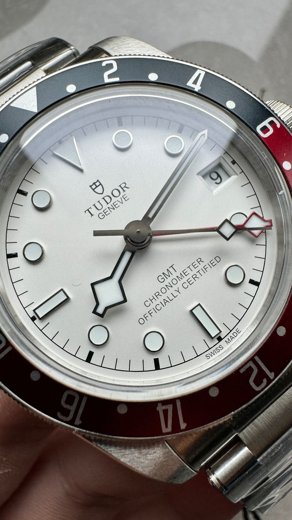 ZF Black Bay M79830RB-0010 GMT Baselworld Pepsi Bezel ZF 1:1 Best Edition White Dial on SS Bracelet A2836 - Image 4