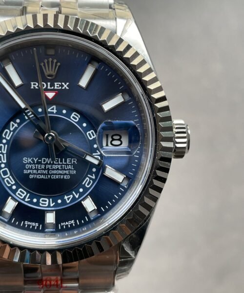 Sky-Dweller 326935 SS Blue Dial on SS Jubilee Bracelet Noob Asian 23J - Image 4