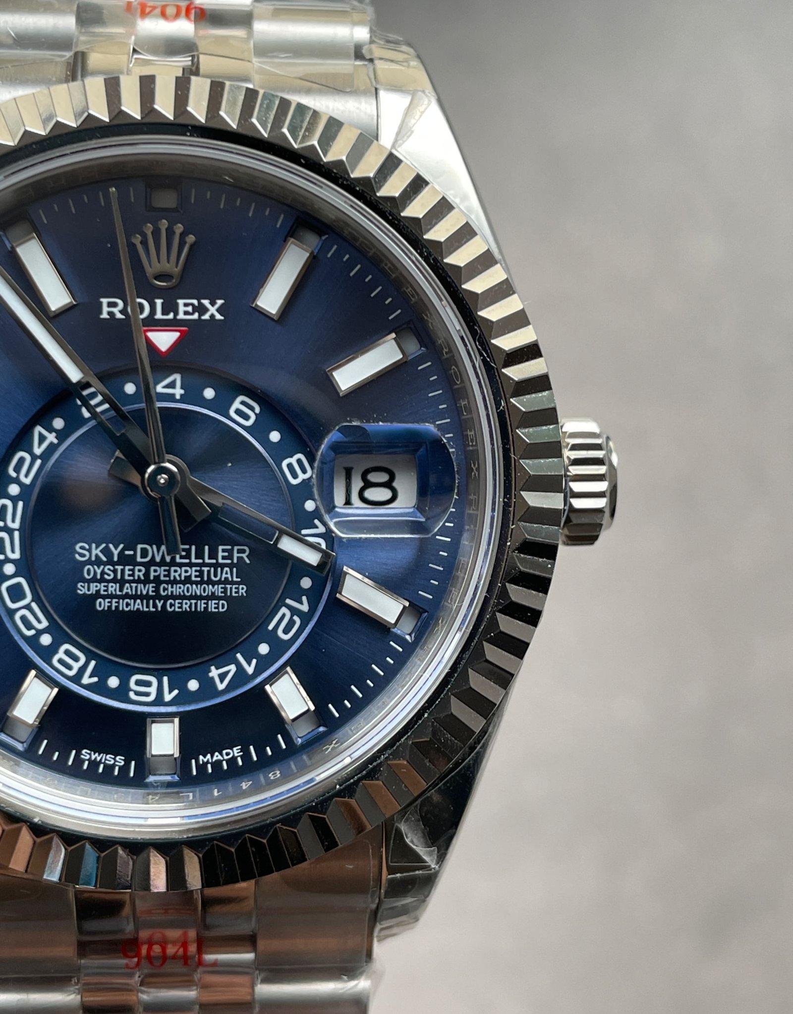 Sky-Dweller 326935 SS Blue Dial on SS Jubilee Bracelet Noob Asian 23J - Image 4
