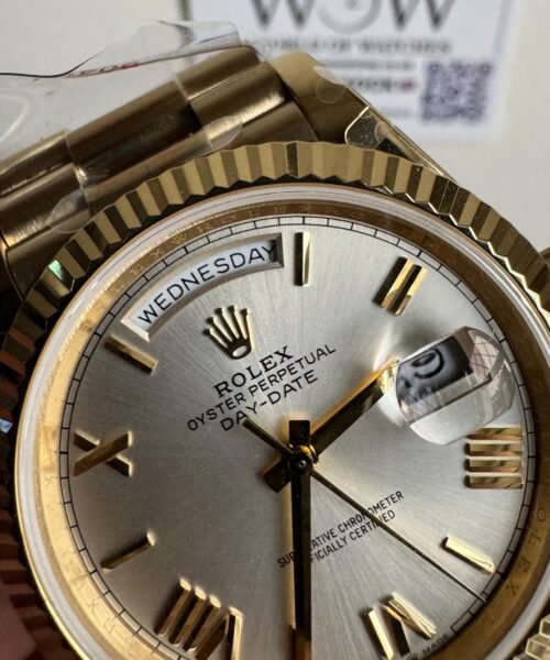 Qf V5 Day-Date 228238 40mm YG 904L Gold Gradient Dial Gain Weight 185g Day date - Image 3
