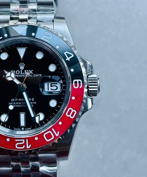 GMT Master II 16710 GMF V5 COLA 904L SS 1:1 RED BLACK Bezel Best Edition on Jubilee Bracelet - Image 5
