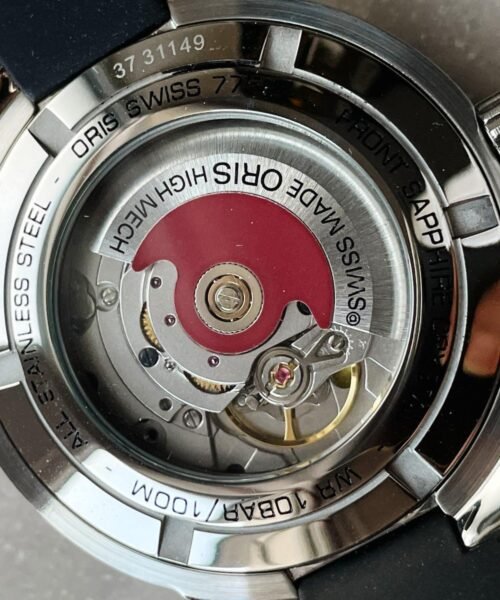 TT1 DAY DATE 42.00 MM 1:1 SS Black dial Rubber strap OG factory oris - Image 11