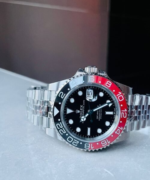 GMT Master II 16710 GMF V5 COLA 904L SS 1:1 RED BLACK Bezel Best Edition on Jubilee Bracelet - Image 9