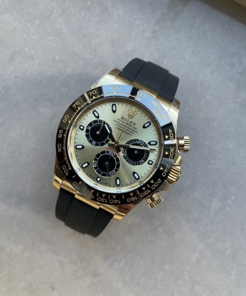 Daytona 116518 BTF Best Edition YG/Black Dial on Oysterflex Rubber Strap SA4130 V2 - Image 5