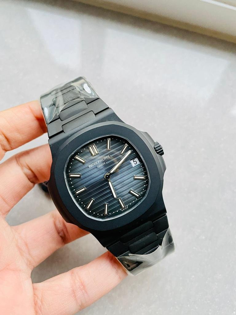Nautilus 5711 ppf 1:1 Best Edition Black Dial on Black Bracelet A324 V2