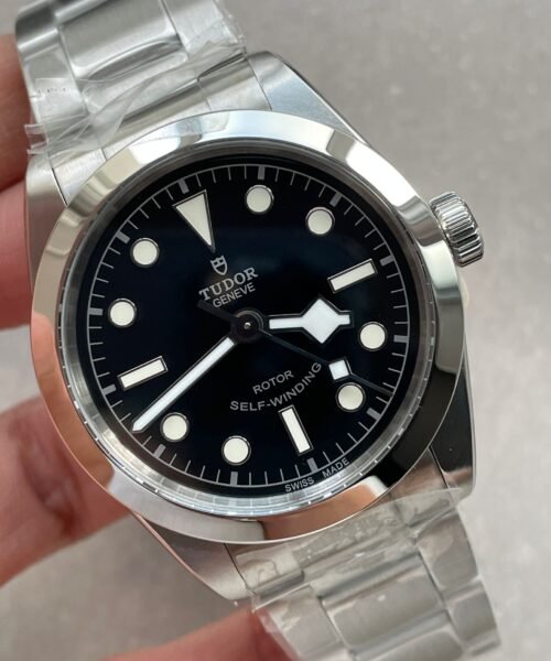 Black Bay 36mm SS KRF 1:1 Best Edition Black Dial on SS Bracelet A2824 - Image 2
