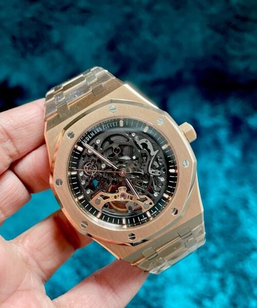 Royal Oak 41mm Openworked 15407 RG APSF 1:1 Best Edition on RG Bracelet A3132 - Image 10