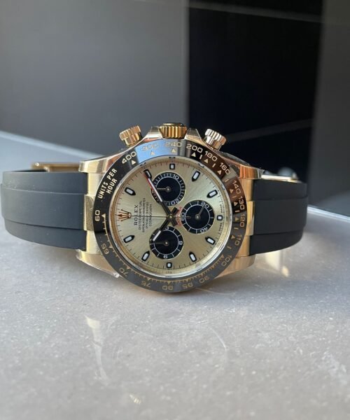 Daytona 116518 BTF Best Edition YG/Black Dial on Oysterflex Rubber Strap SA4130 V2 - Image 2