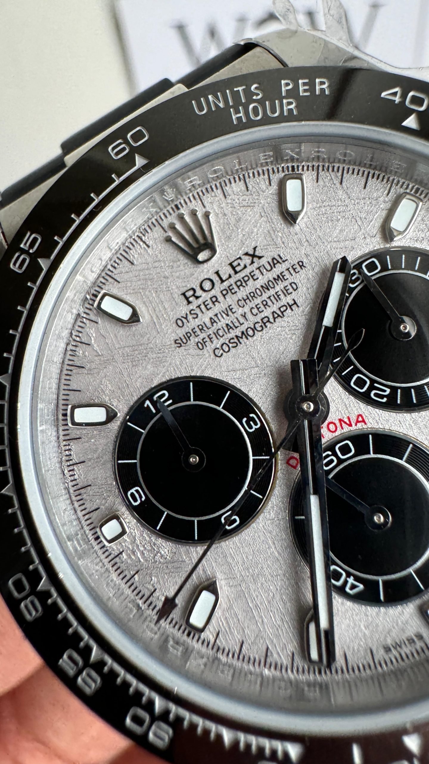 Daytona 116519 QF Edition Meteorite Dial on Oysterflex Strap SH4130 V3 (Gain Weight) - Image 4