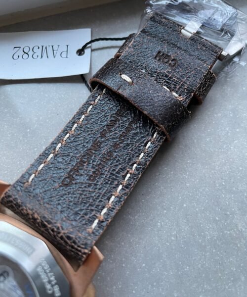 PAM382 N Bronzo VSF 1:1 Best Edition on Green dial on Brown Distressed Calfskin Strap P.9000 - Image 15