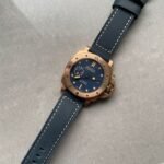 PAM1074 W Bronzo VSF 1:1 Best Edition Blue Dial on Blue Calfskin Strap P.900 - Image 4