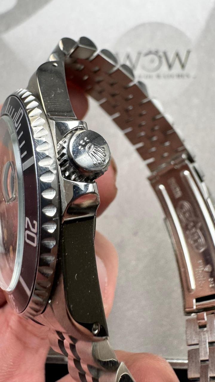 Vintage Submariner 40mm Date Kahanjar / Oman Black dial Jubilee strap Custom made A2824 - Image 6