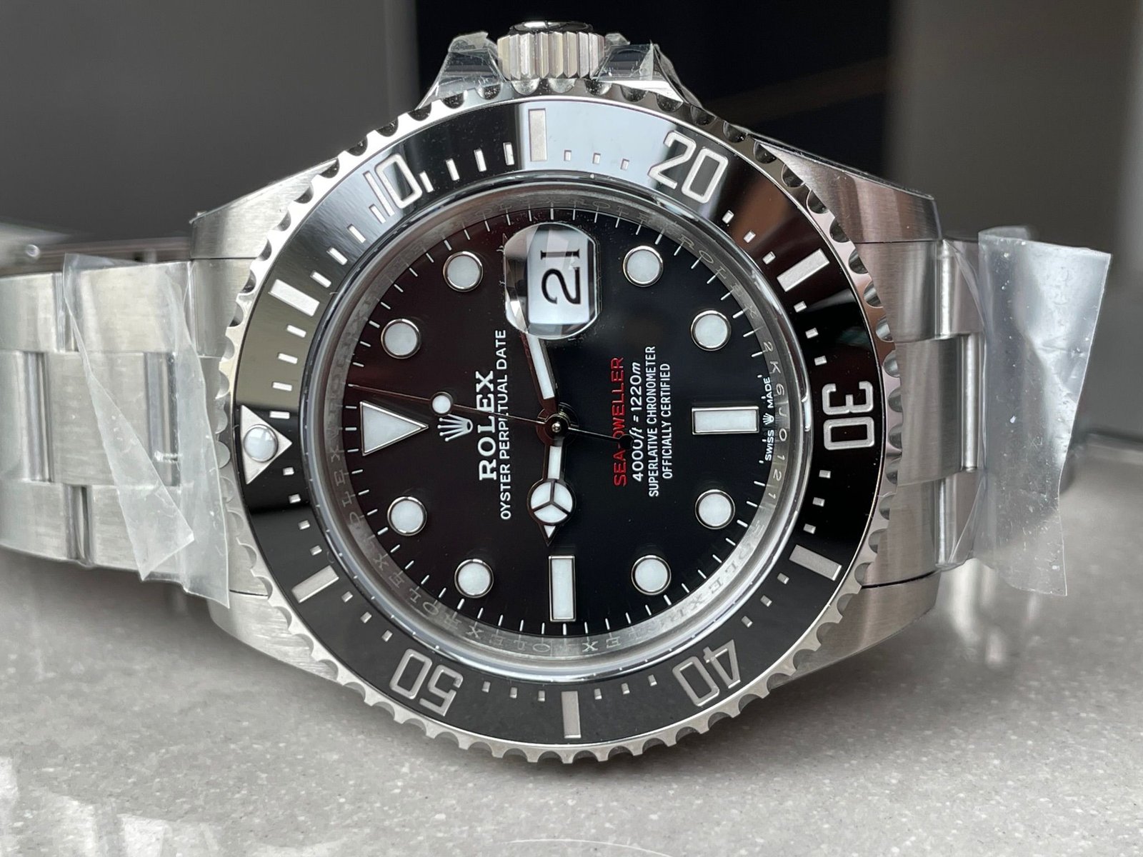 Sea-Dweller 43mm 126600 904L SS Black Dial on SS Bracelet VSF VS3235 - Image 8