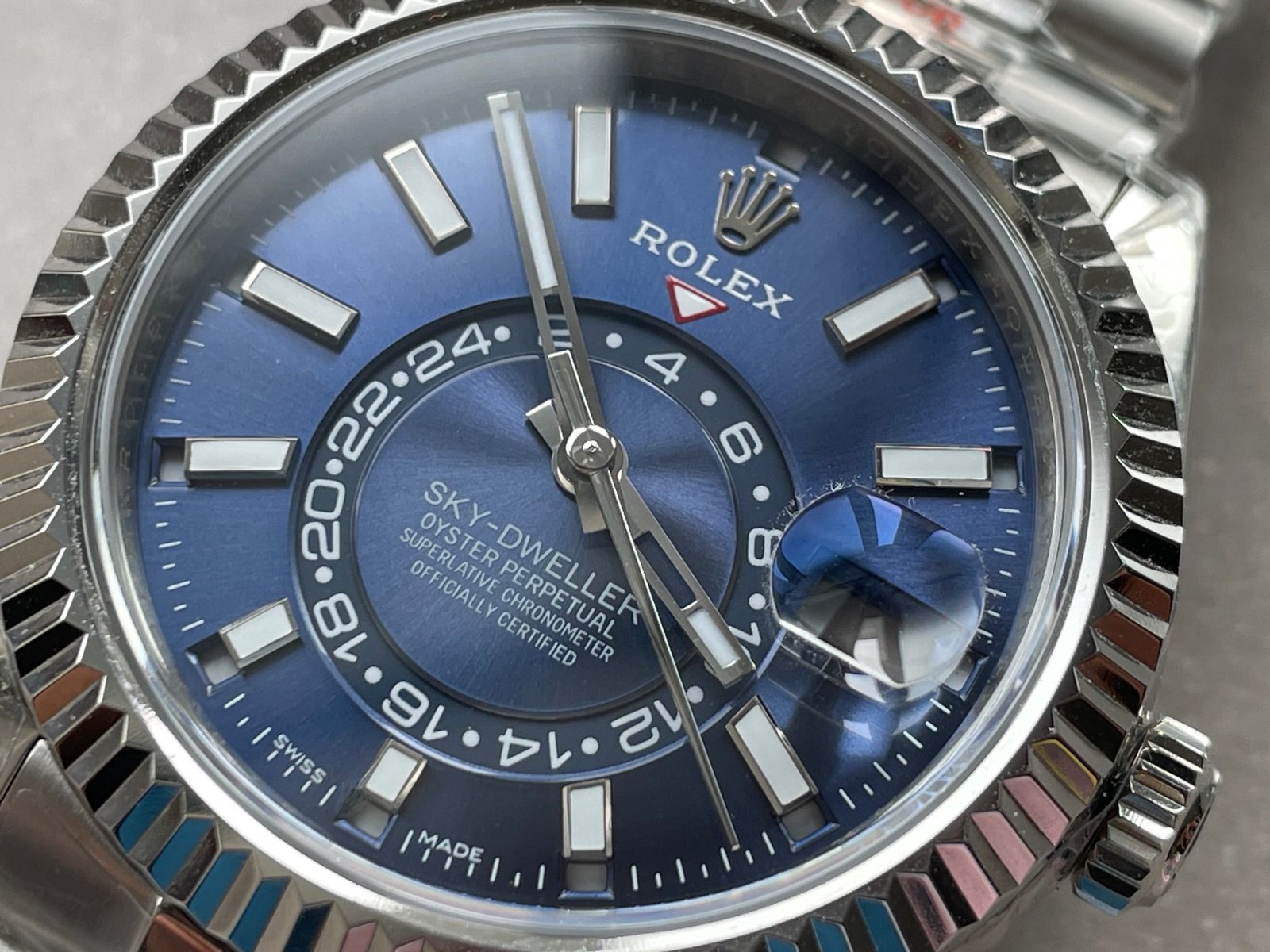 Sky-Dweller 326935 SS Blue Dial on SS Jubilee Bracelet Noob Asian 23J - Image 5